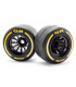Ride GR 26040 Ruedas Delanteras F1 F104 61mm Montadas y Pegadas