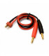 Cable de carga bananas 4mm con Conector Dean macho