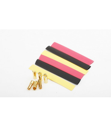 Conector Banana 3,5mm set con 3 pinchos